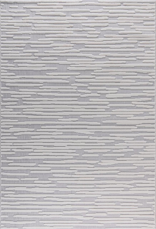 Alfombra Roma / 0023A / White - Grey